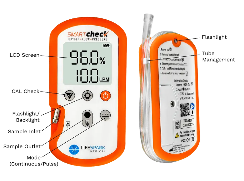 Life Spark Medical Smart Check Oxygen Analyzer