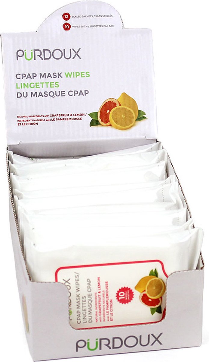 Pürdoux Pürdoux CPAP Masker Doekjes Reisverpakking