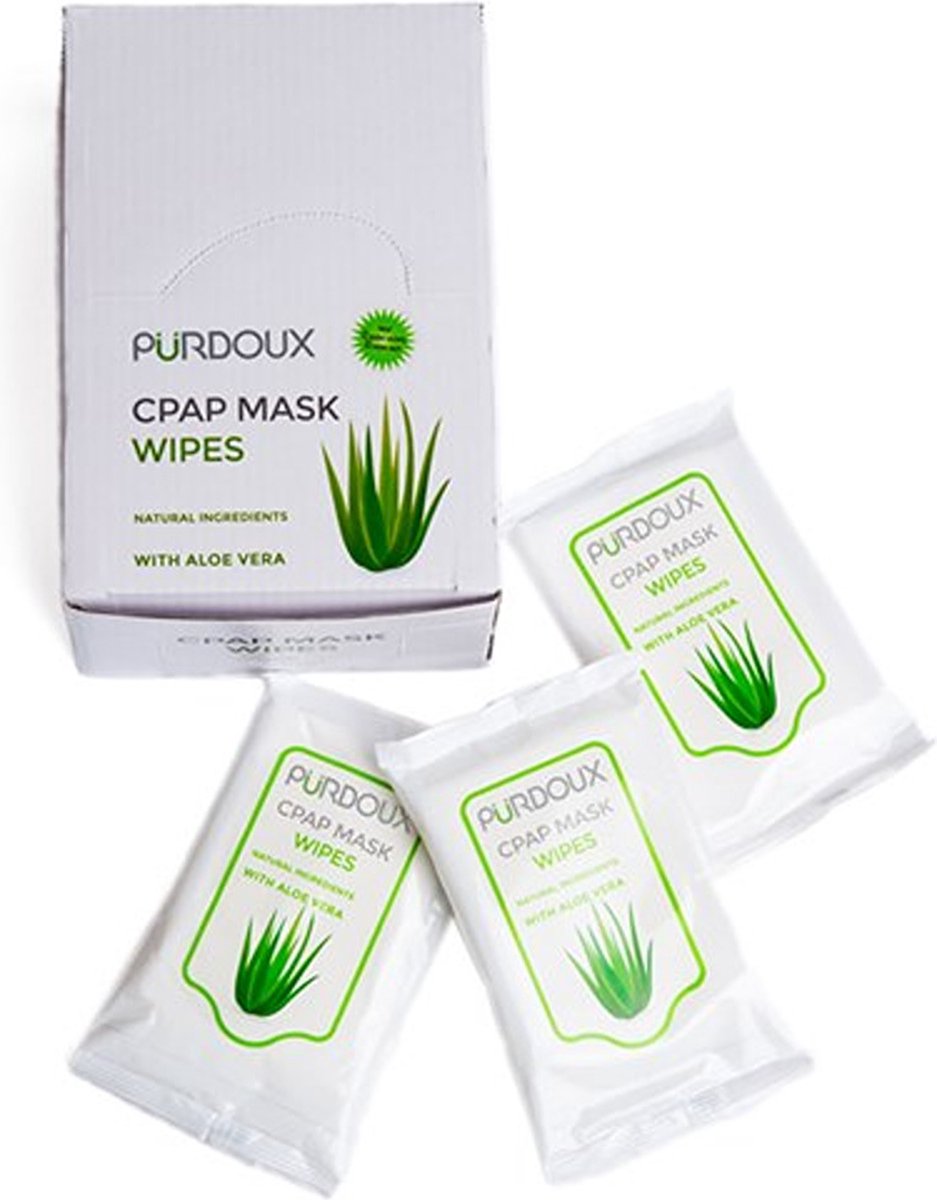 Pürdoux Pürdoux CPAP Masker Doekjes Reisverpakking